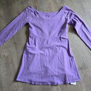 HALARA Hyacinth Long Sleeve Dress With Shorts Xl Nwt Midi Purple